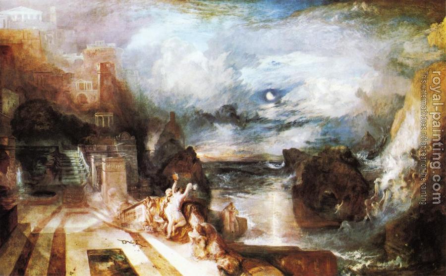 Joseph Mallord William Turner : The Parting of Hero and Leander from the Greek of Musaeus